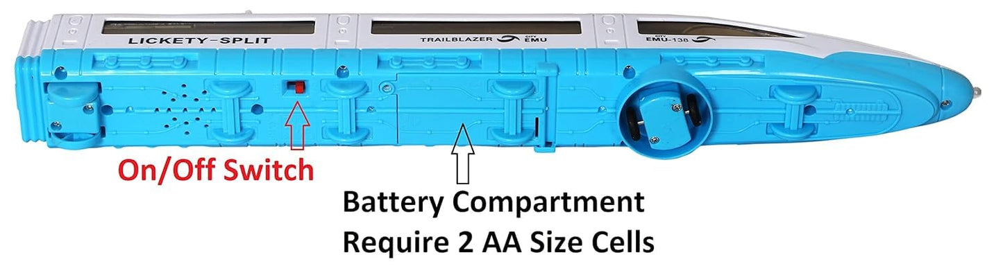 Joy Mates High Speed Bullet Trains for Kids with 3D Flashing Lights & Funny Musical Sounds