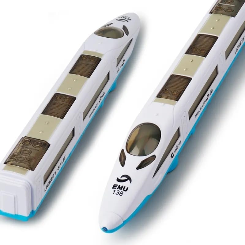 Joy Mates High Speed Bullet Trains for Kids with 3D Flashing Lights & Funny Musical Sounds
