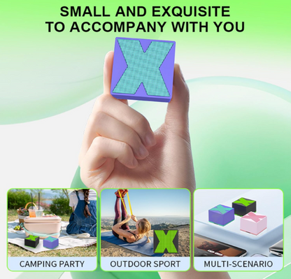 Joy Mates X1 Mini Bluetooth Speaker with Loud Portable Speaker & Rich Bass Perfect 360° Surround Sound (Multicolor)